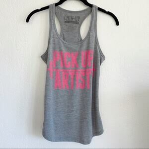 Chin Up Apparel Pick Up Artist Graphic Tank Size Small